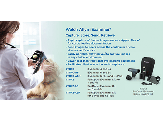 אופטלמוסקופ PanOptic iExaminer Vet 3
